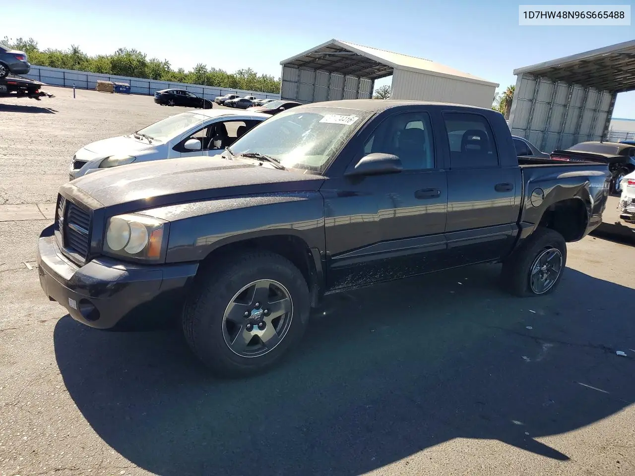 2006 Dodge Dakota Quad Slt VIN: 1D7HW48N96S665488 Lot: 60124416