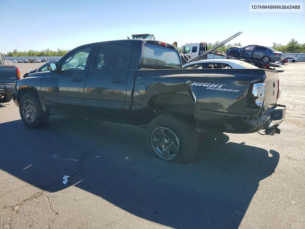 2006 Dodge Dakota Quad Slt VIN: 1D7HW48N96S665488 Lot: 60124416