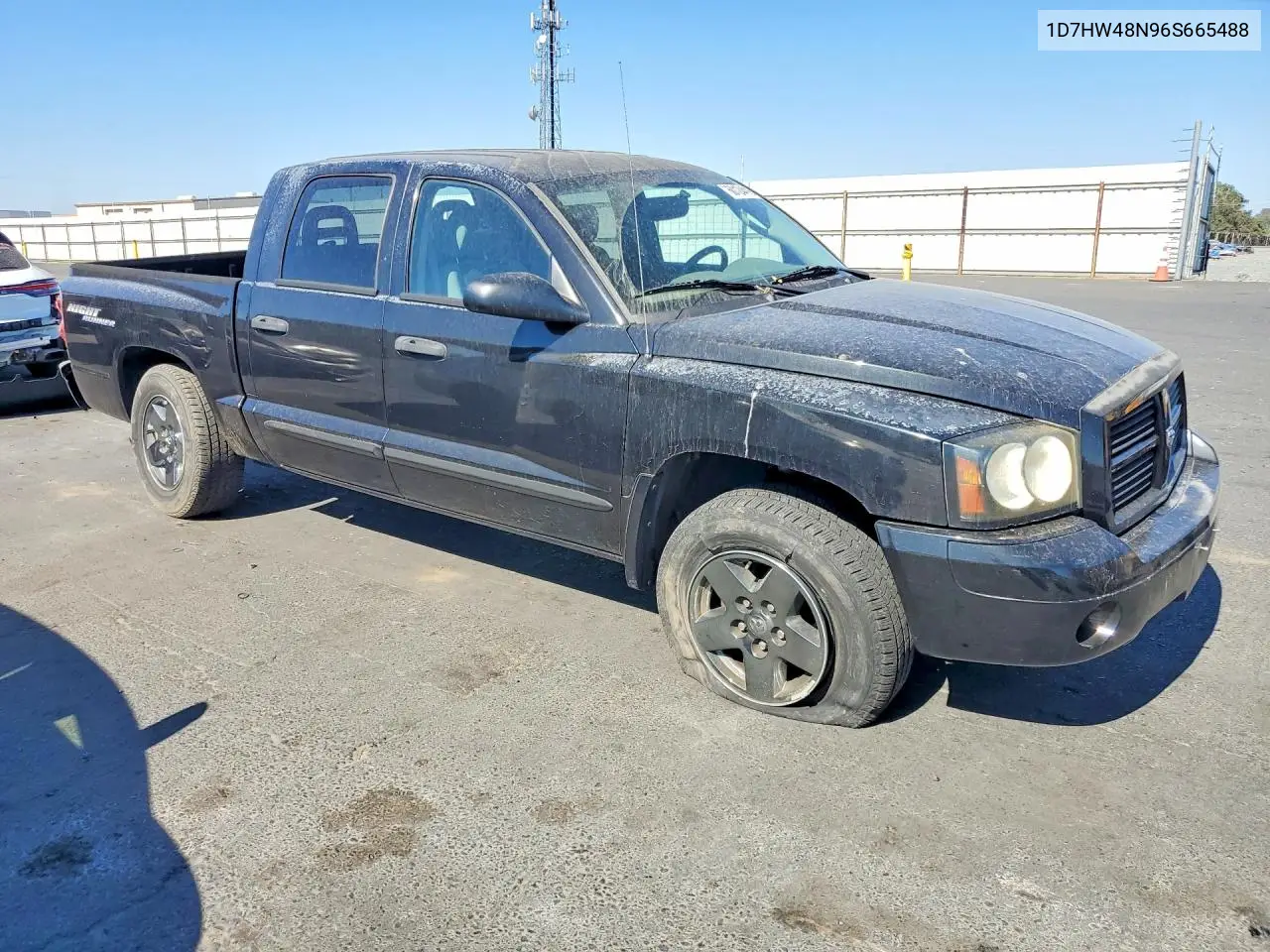 2006 Dodge Dakota Quad Slt VIN: 1D7HW48N96S665488 Lot: 60124416