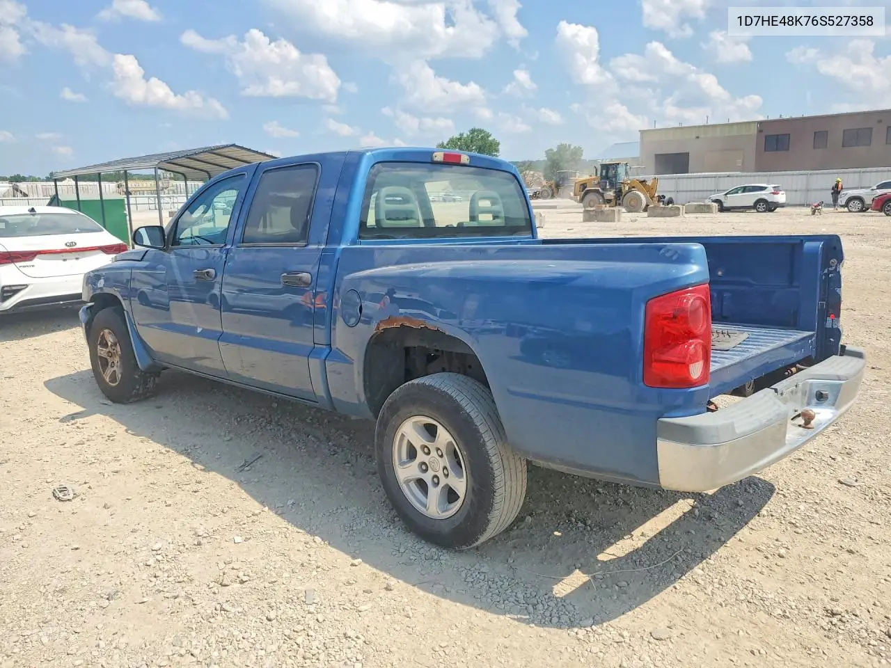 2006 Dodge Dakota Quad Slt VIN: 1D7HE48K76S527358 Lot: 60720006