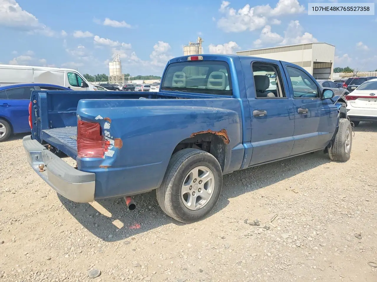 2006 Dodge Dakota Quad Slt VIN: 1D7HE48K76S527358 Lot: 60720006