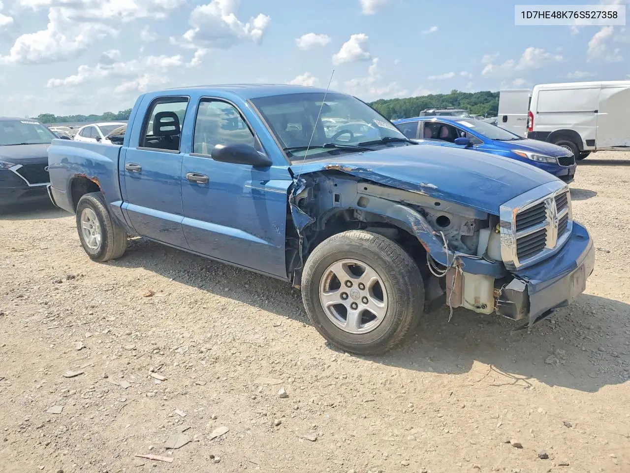 2006 Dodge Dakota Quad Slt VIN: 1D7HE48K76S527358 Lot: 60720006