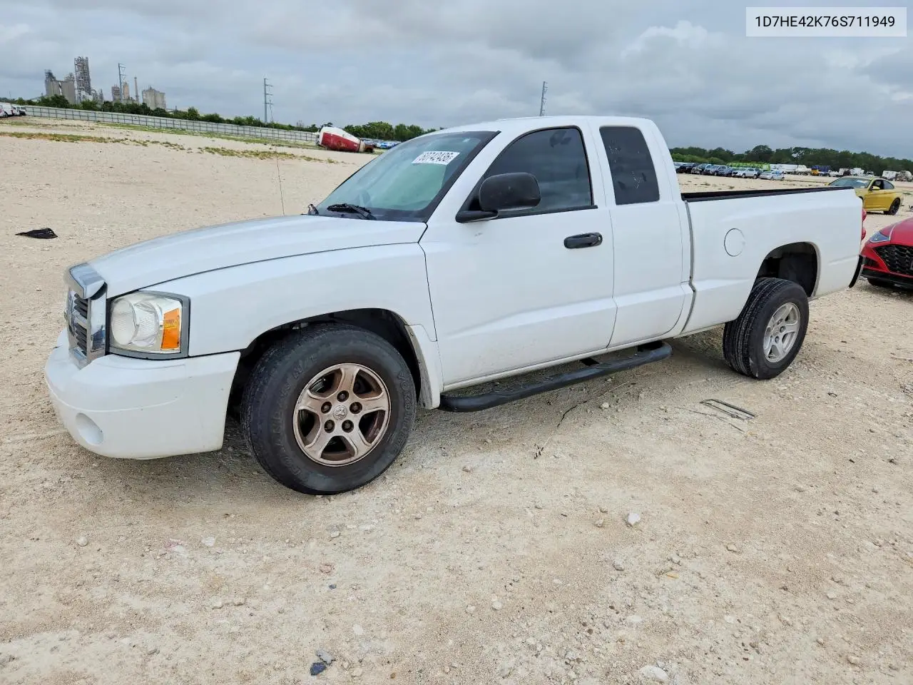 2006 Dodge Dakota Slt VIN: 1D7HE42K76S711949 Lot: 60742436