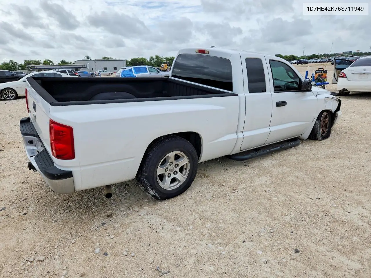 2006 Dodge Dakota Slt VIN: 1D7HE42K76S711949 Lot: 60742436
