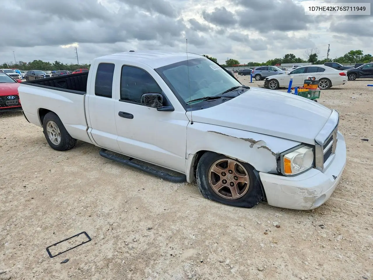 2006 Dodge Dakota Slt VIN: 1D7HE42K76S711949 Lot: 60742436