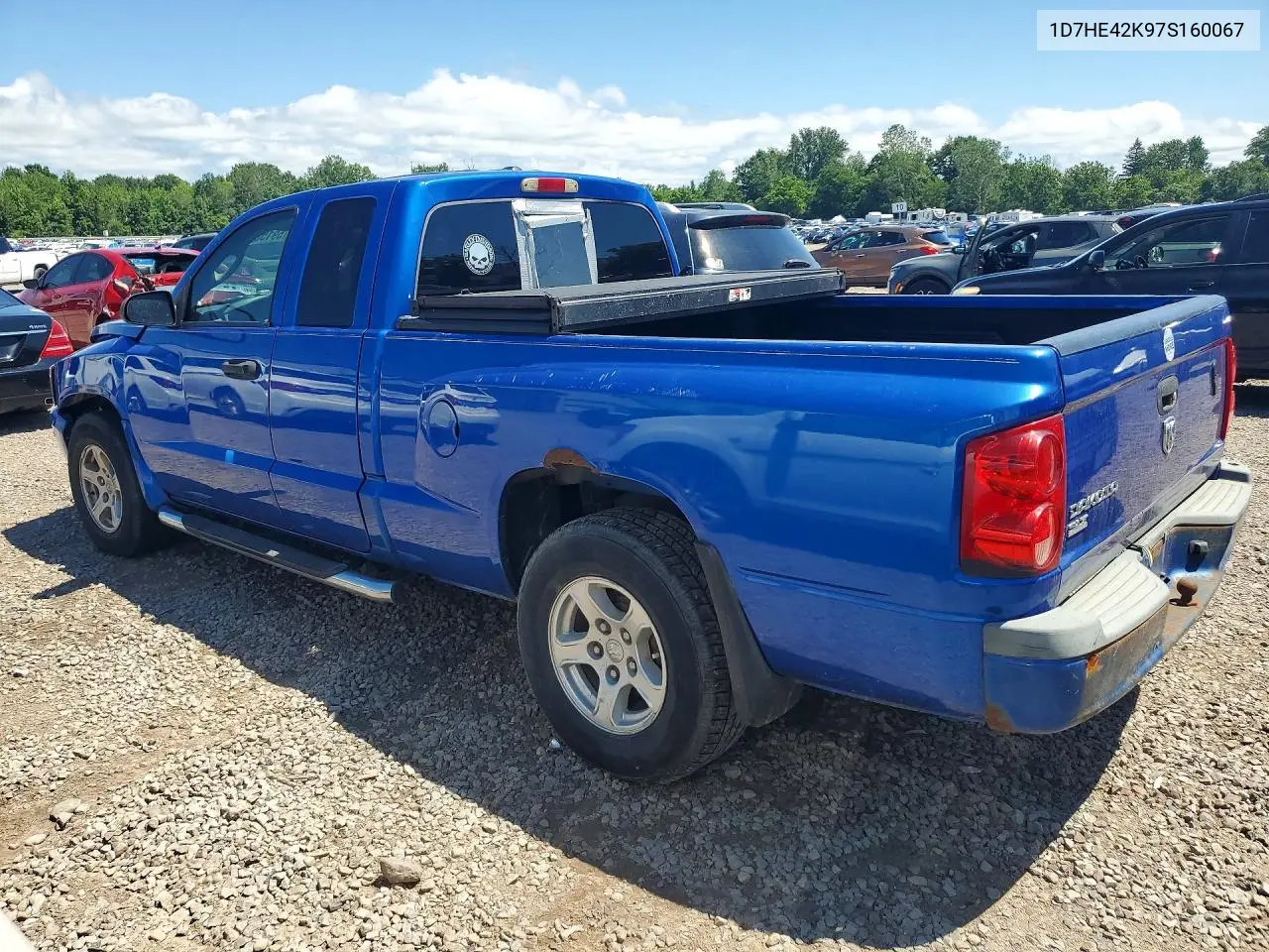 2007 Dodge Dakota Slt VIN: 1D7HE42K97S160067 Lot: 59155286
