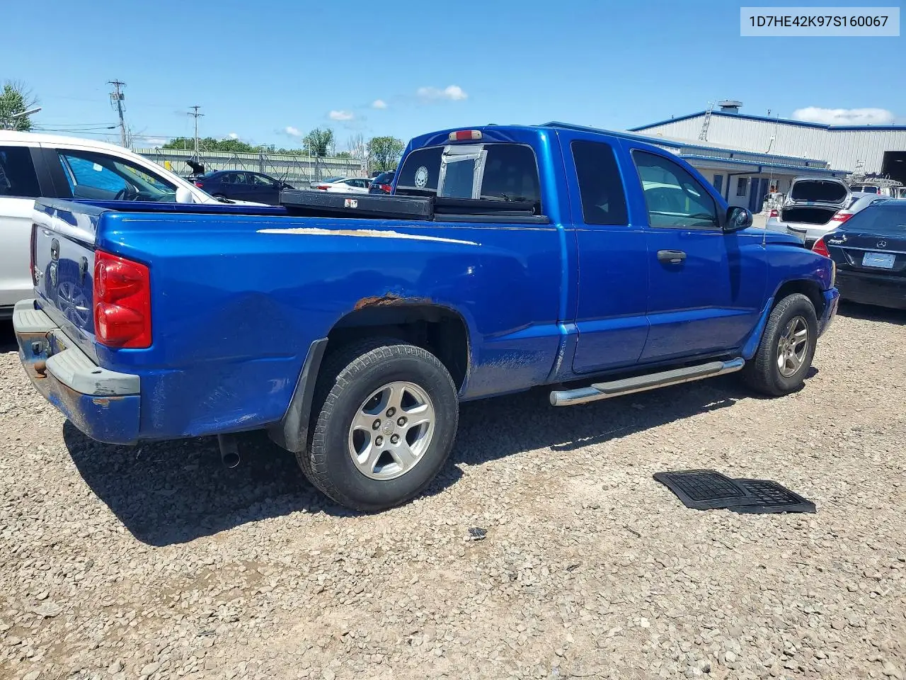 2007 Dodge Dakota Slt VIN: 1D7HE42K97S160067 Lot: 59155286