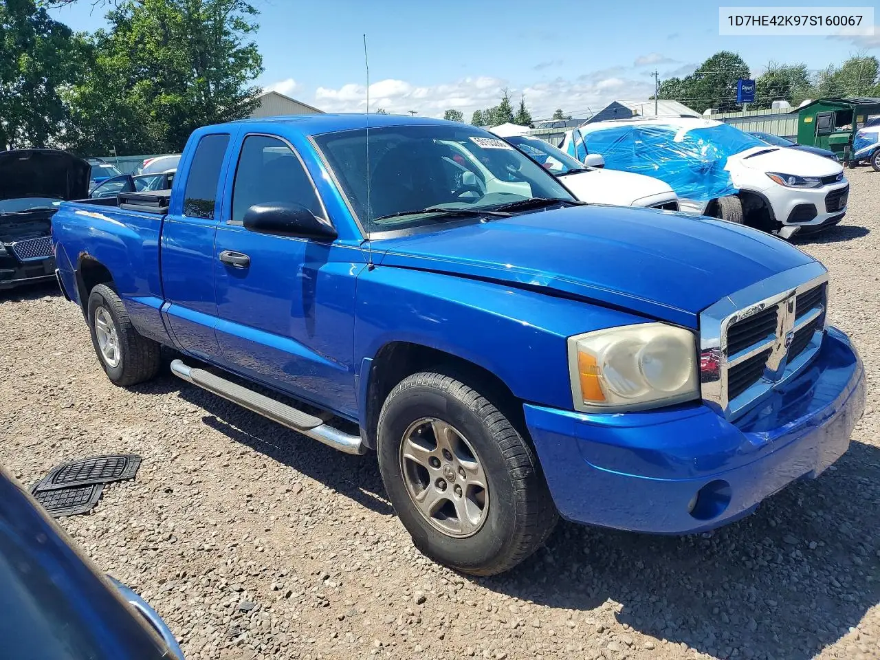 2007 Dodge Dakota Slt VIN: 1D7HE42K97S160067 Lot: 59155286