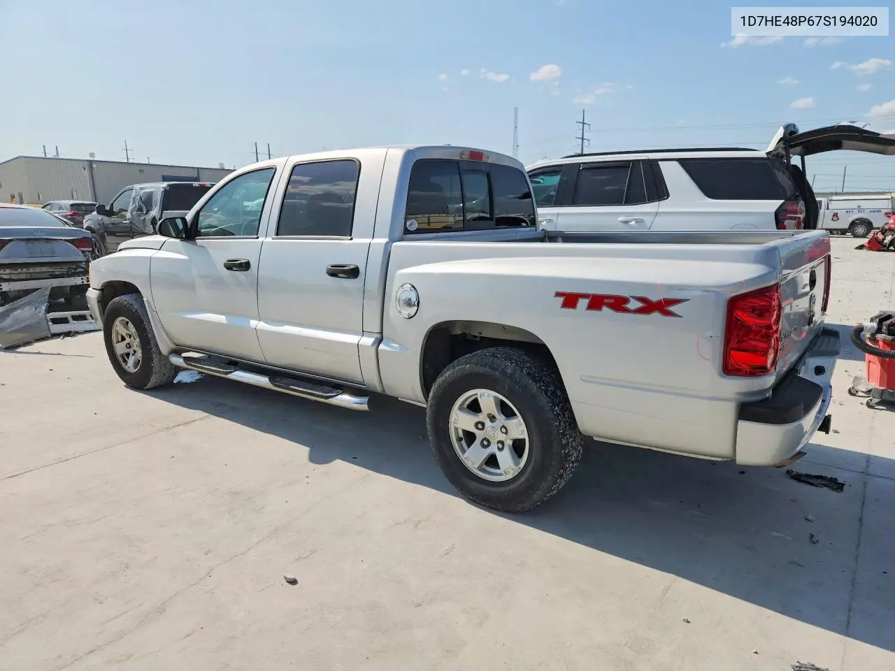 2007 Dodge Dakota VIN: 1D7HE48P67S194020 Lot: 60250586