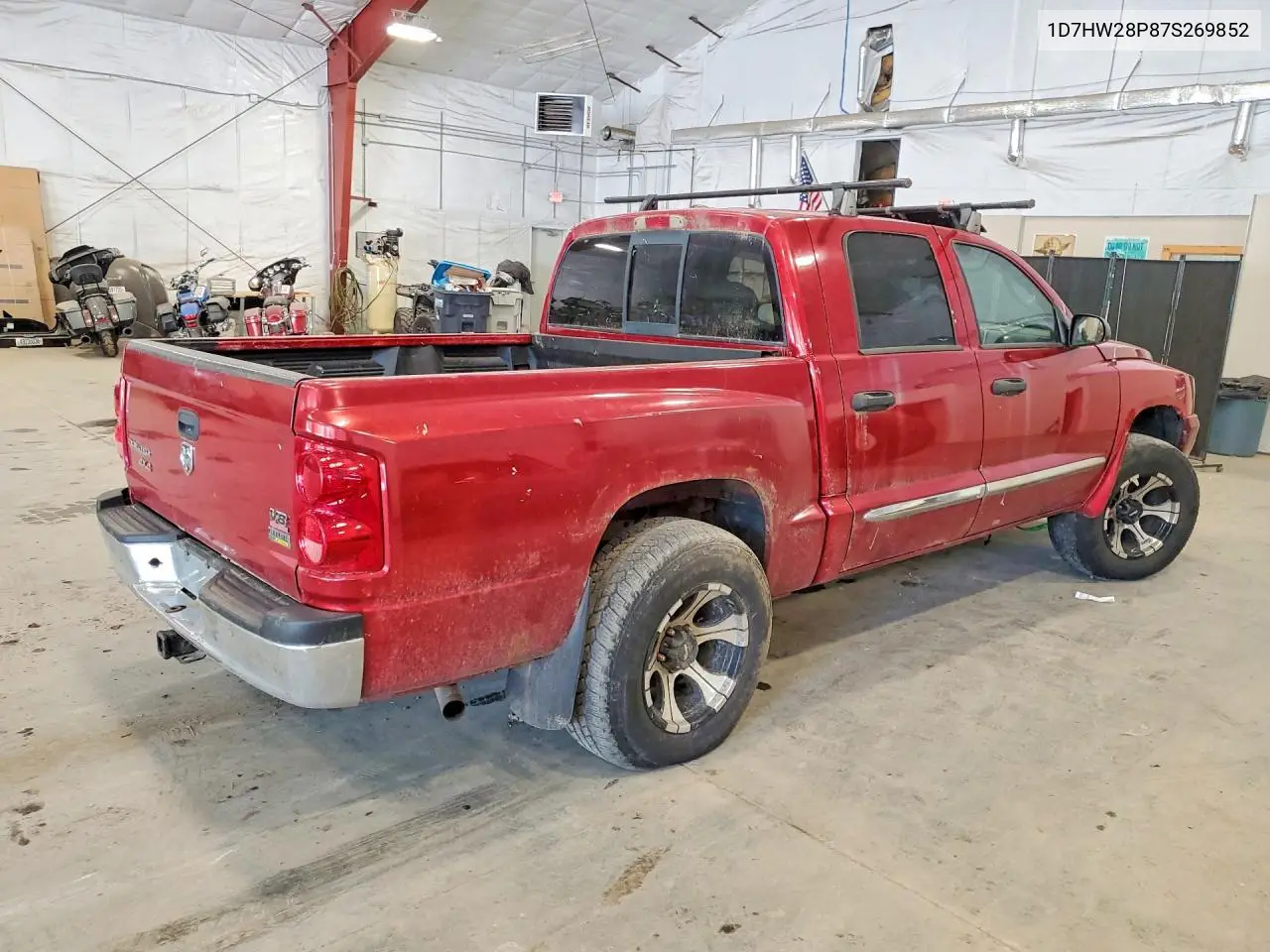 2007 Dodge Dakota Quad VIN: 1D7HW28P87S269852 Lot: 60600196