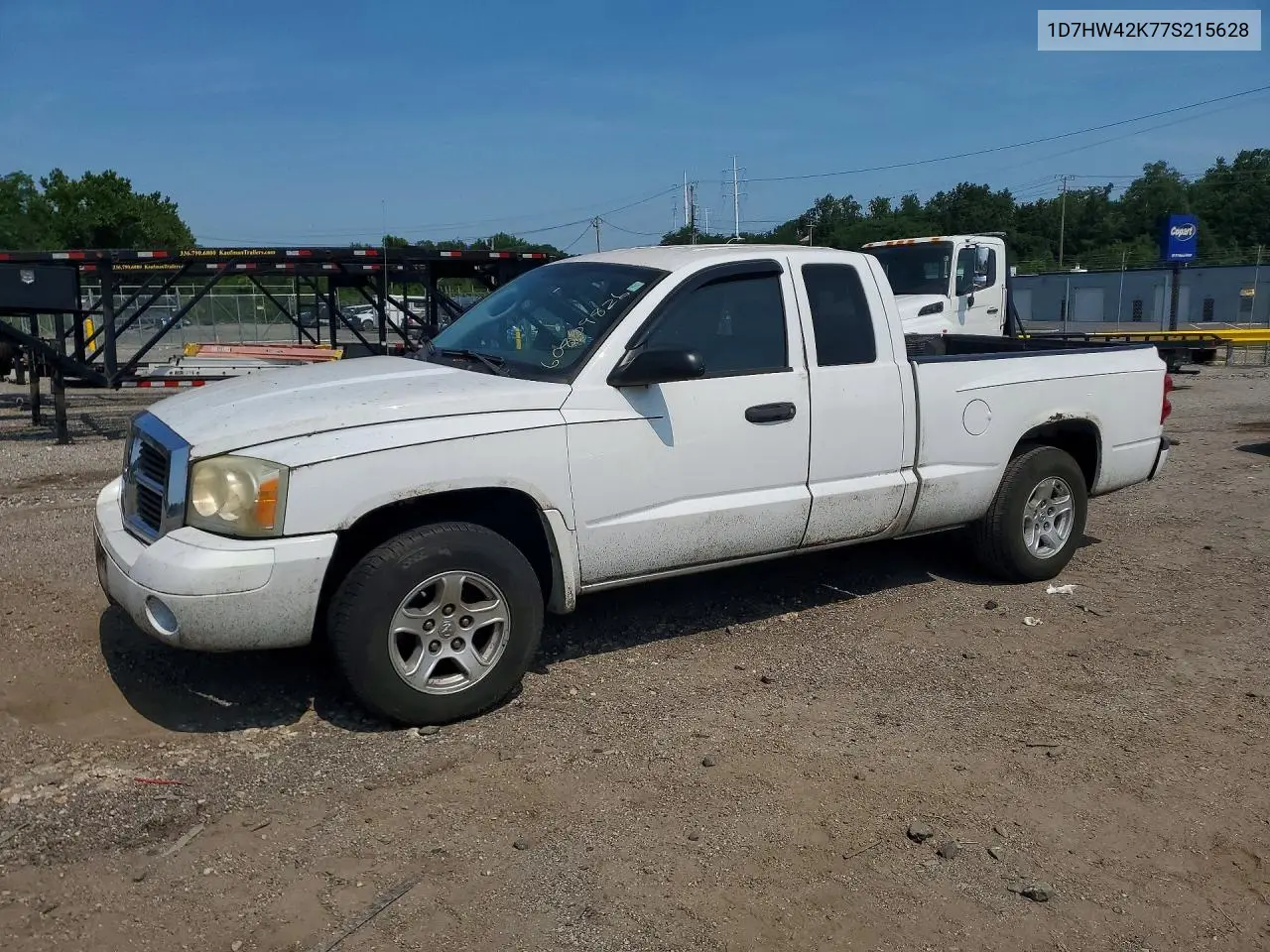2007 Dodge Dakota Slt VIN: 1D7HW42K77S215628 Lot: 60809826