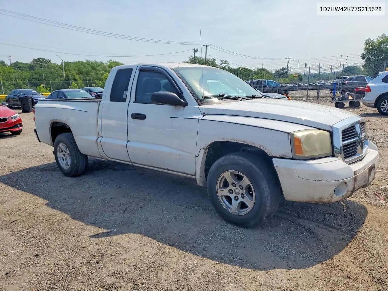 2007 Dodge Dakota Slt VIN: 1D7HW42K77S215628 Lot: 60809826