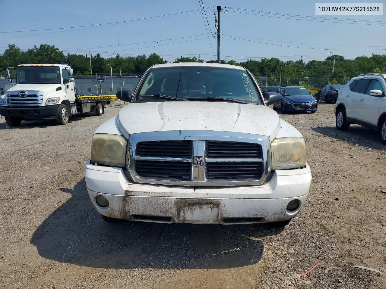 2007 Dodge Dakota Slt VIN: 1D7HW42K77S215628 Lot: 60809826