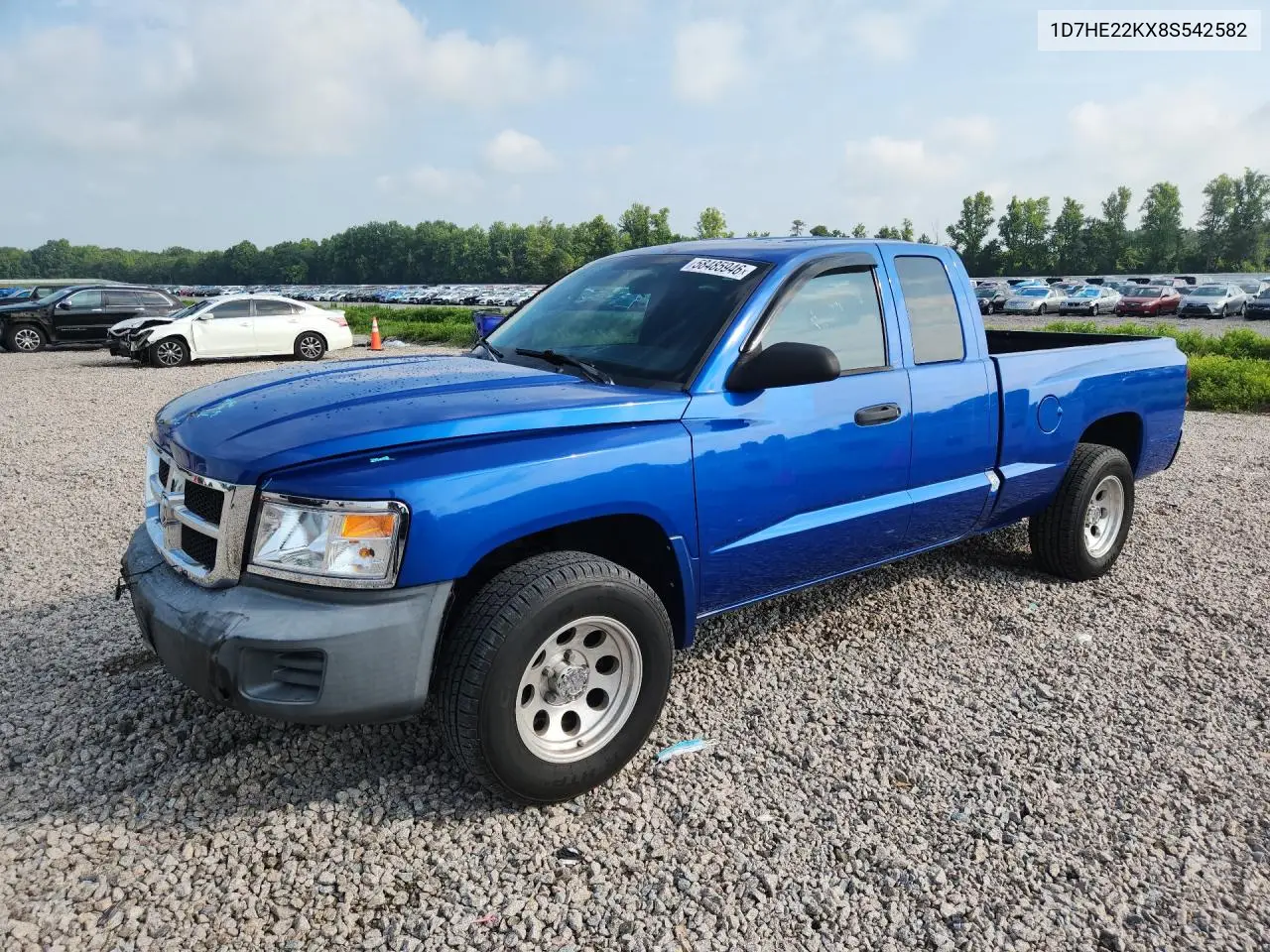 2008 Dodge Dakota St VIN: 1D7HE22KX8S542582 Lot: 58485946