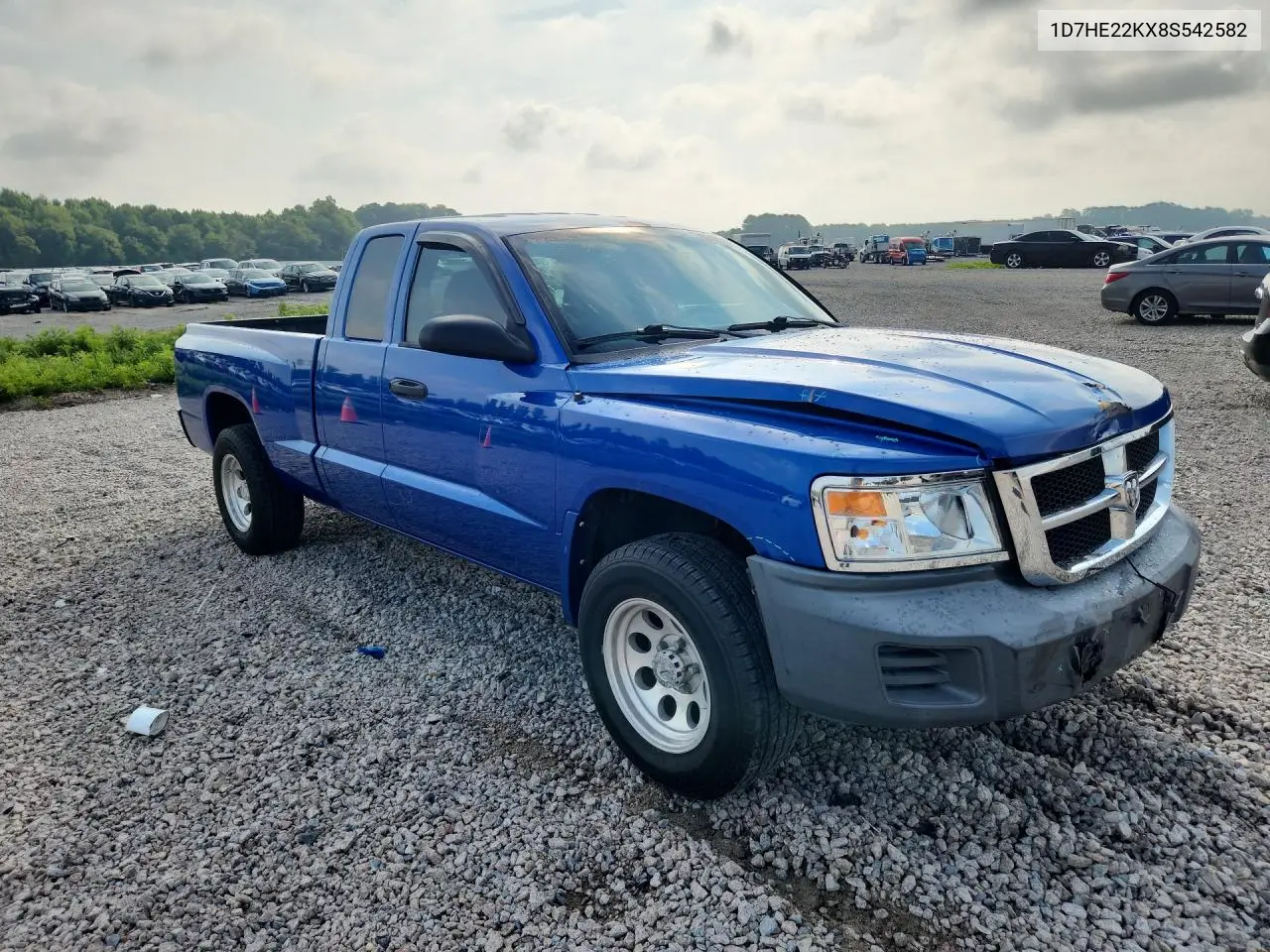 2008 Dodge Dakota St VIN: 1D7HE22KX8S542582 Lot: 58485946