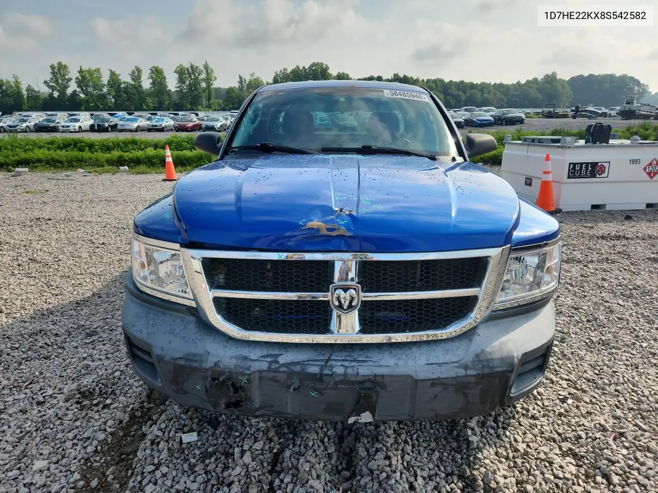 2008 Dodge Dakota St VIN: 1D7HE22KX8S542582 Lot: 58485946