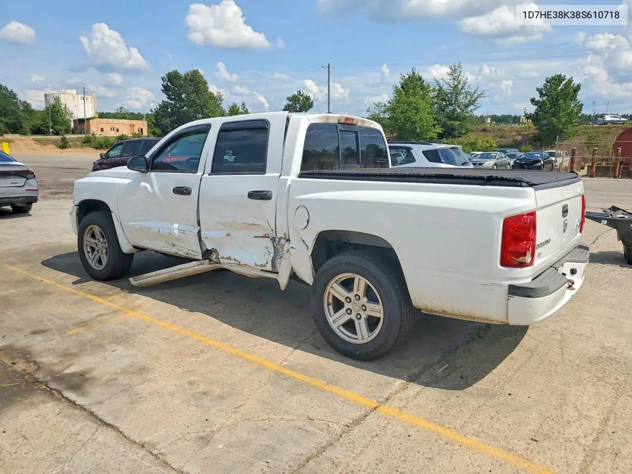 2008 Dodge Dakota Sxt VIN: 1D7HE38K38S610718 Lot: 58948376