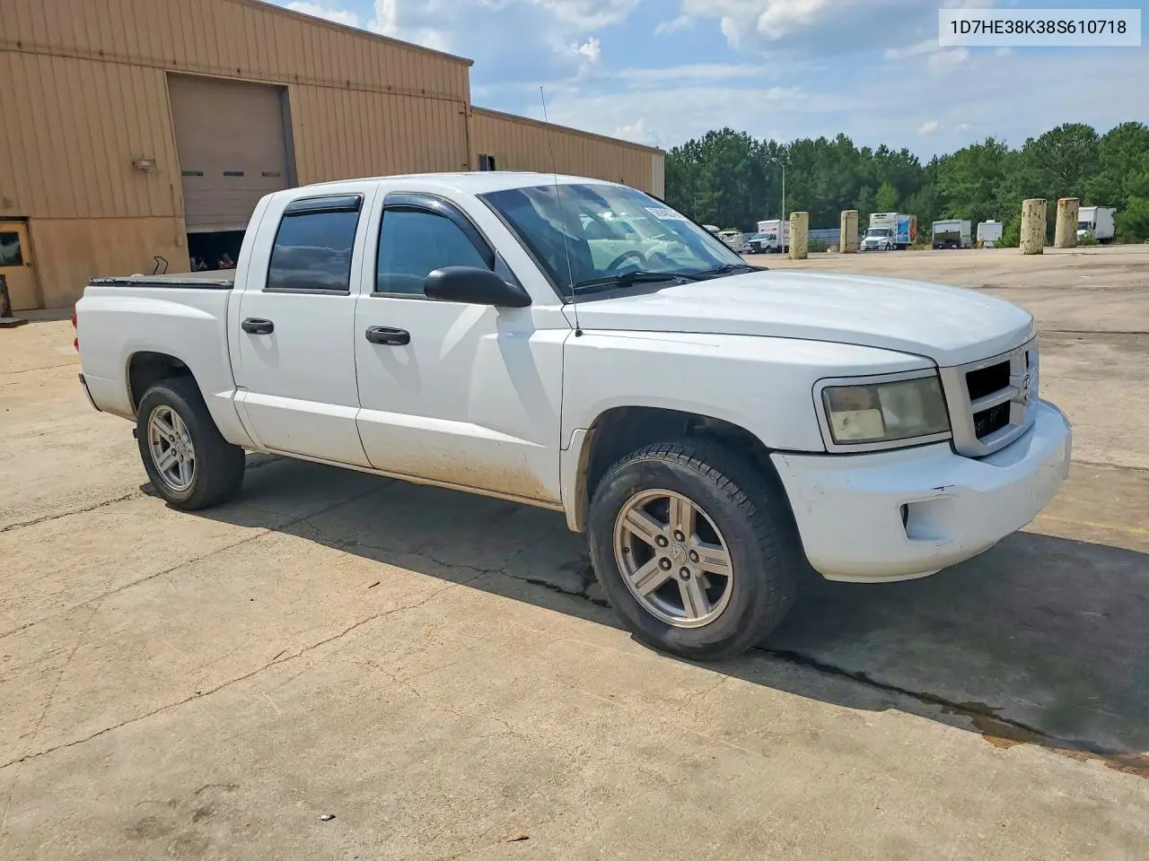 2008 Dodge Dakota Sxt VIN: 1D7HE38K38S610718 Lot: 58948376