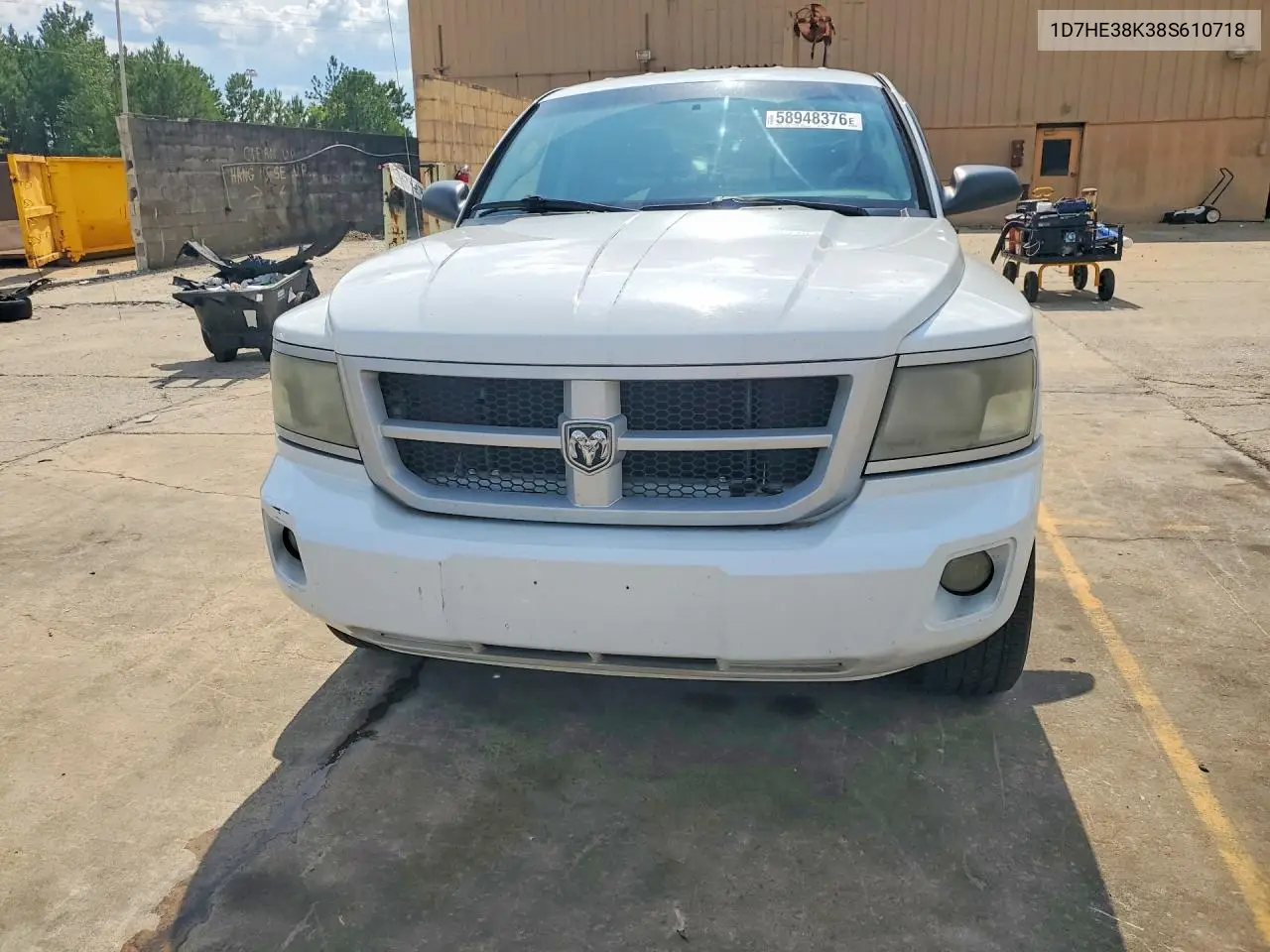 2008 Dodge Dakota Sxt VIN: 1D7HE38K38S610718 Lot: 58948376