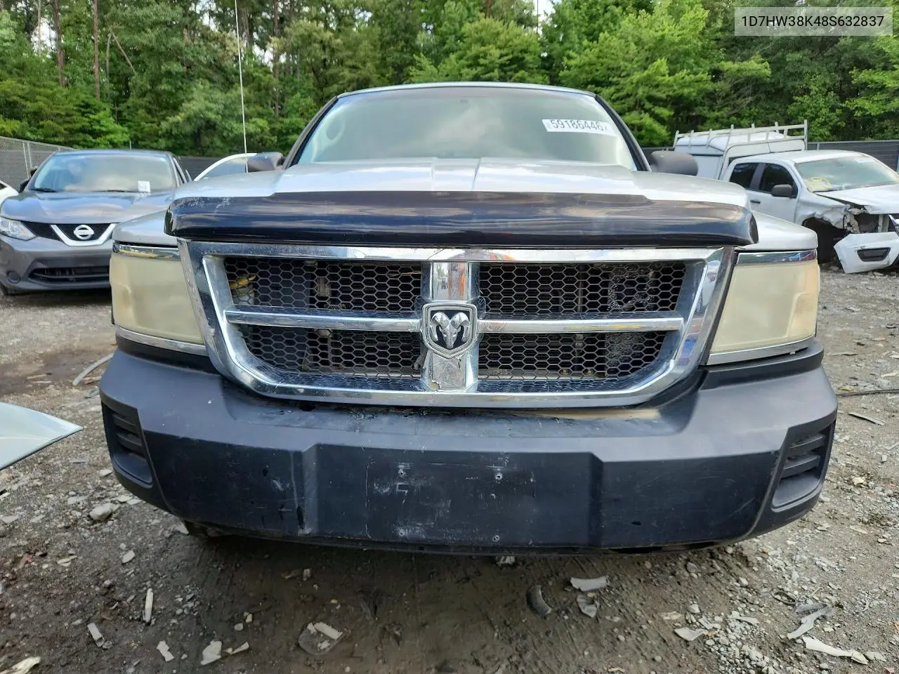 2008 Dodge Dakota Sxt VIN: 1D7HW38K48S632837 Lot: 59186446