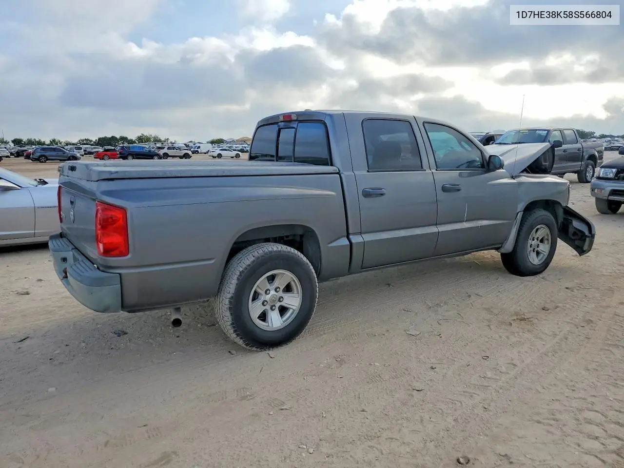2008 Dodge Dakota Sxt VIN: 1D7HE38K58S566804 Lot: 60012536
