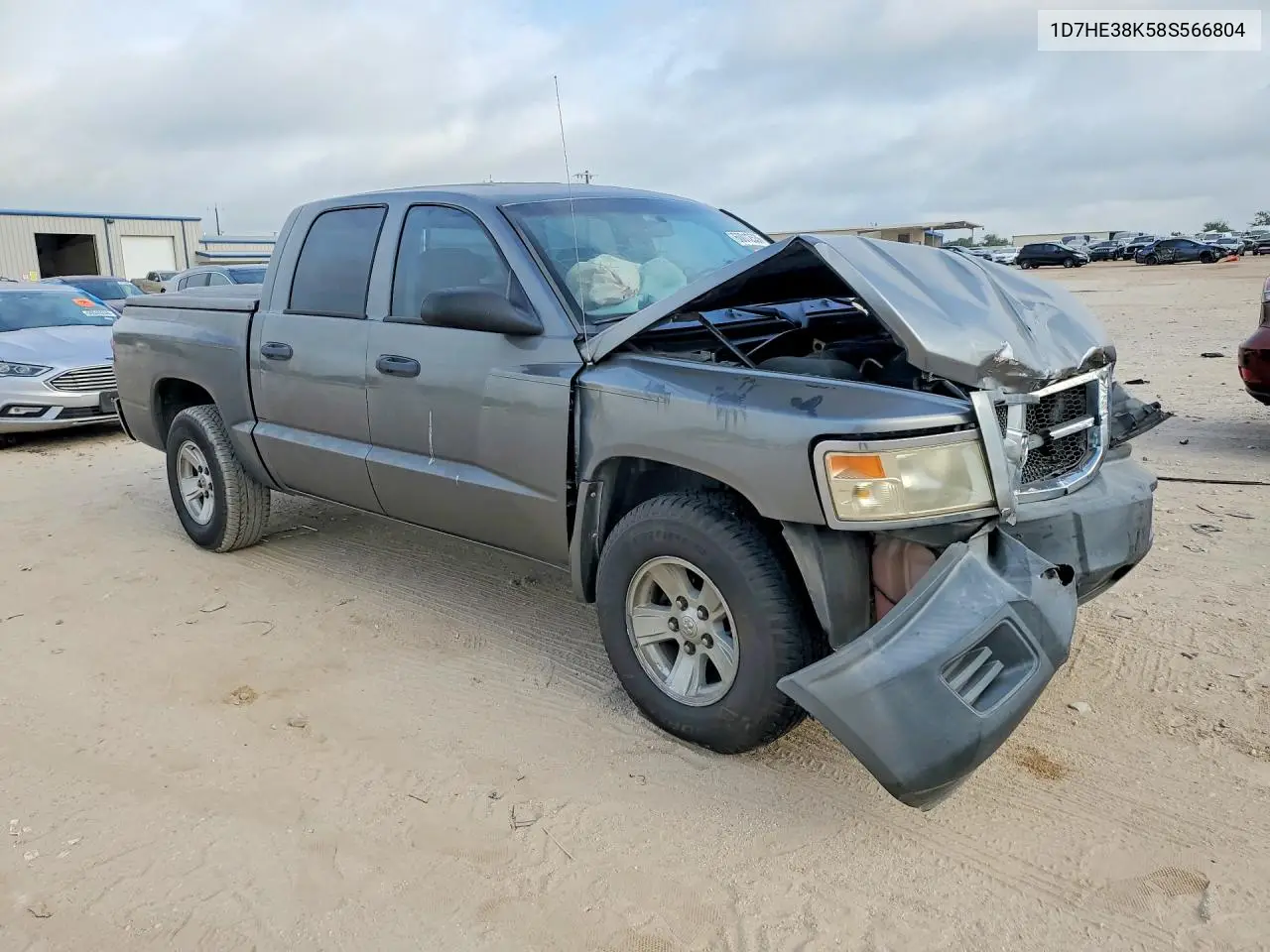 2008 Dodge Dakota Sxt VIN: 1D7HE38K58S566804 Lot: 60012536