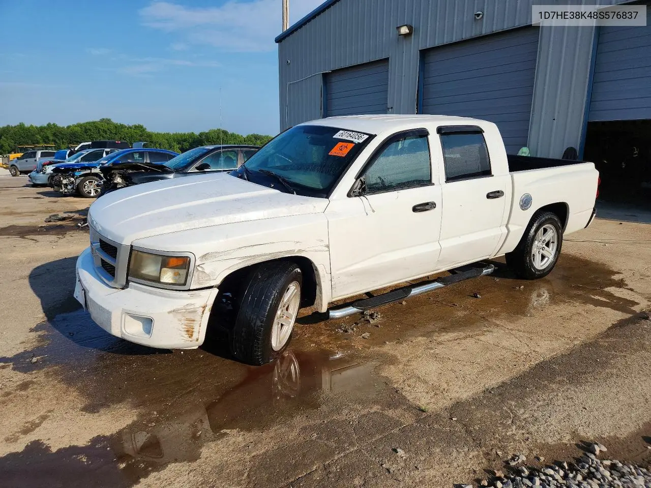 2008 Dodge Dakota Sxt VIN: 1D7HE38K48S576837 Lot: 60164056