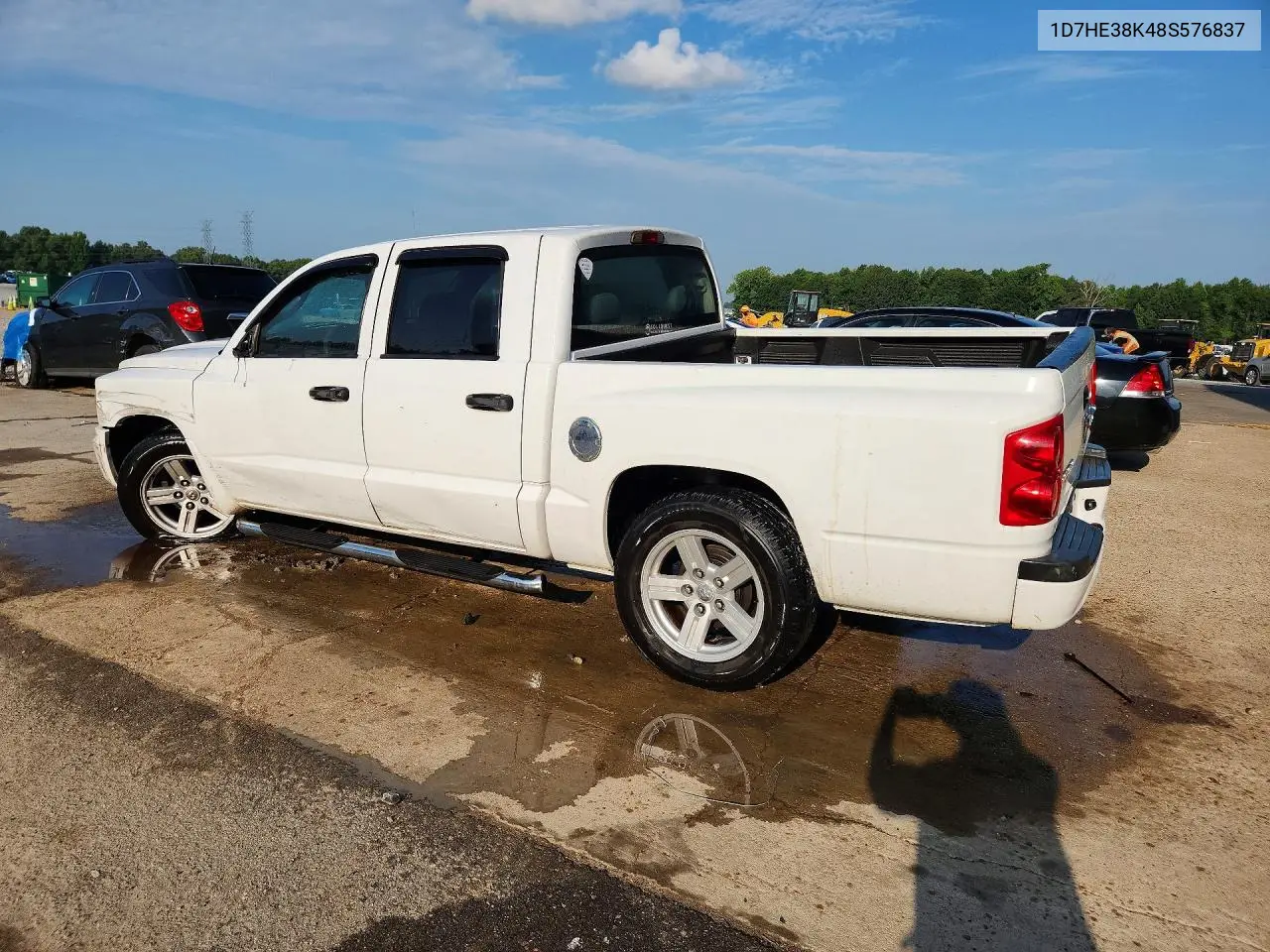 2008 Dodge Dakota Sxt VIN: 1D7HE38K48S576837 Lot: 60164056