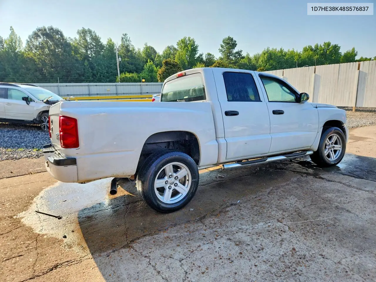 2008 Dodge Dakota Sxt VIN: 1D7HE38K48S576837 Lot: 60164056