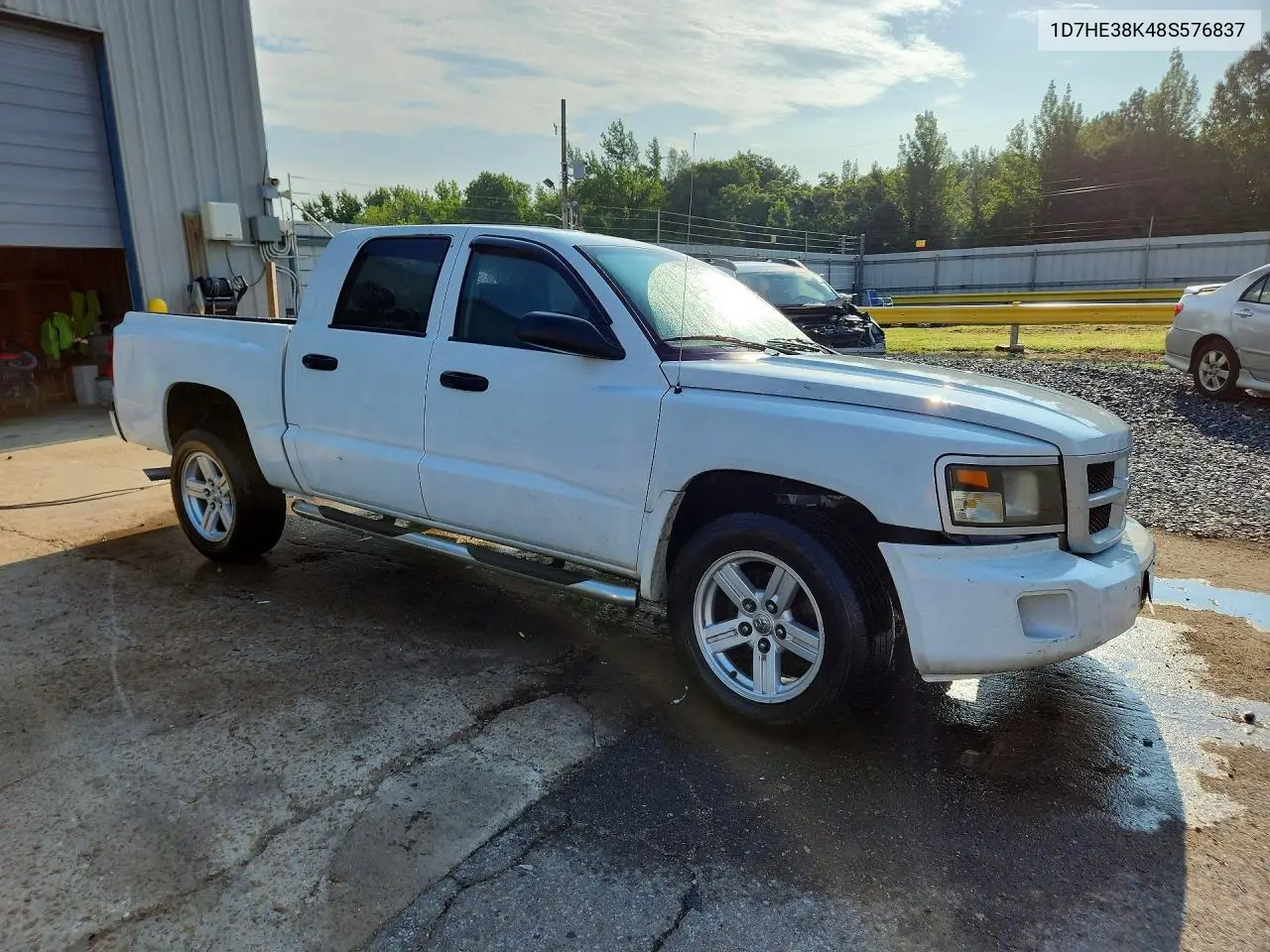 2008 Dodge Dakota Sxt VIN: 1D7HE38K48S576837 Lot: 60164056