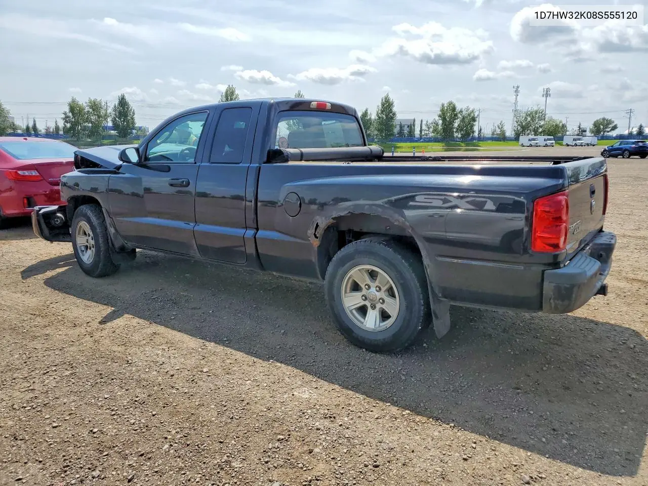 2008 Dodge Dakota Sxt VIN: 1D7HW32K08S555120 Lot: 61638926