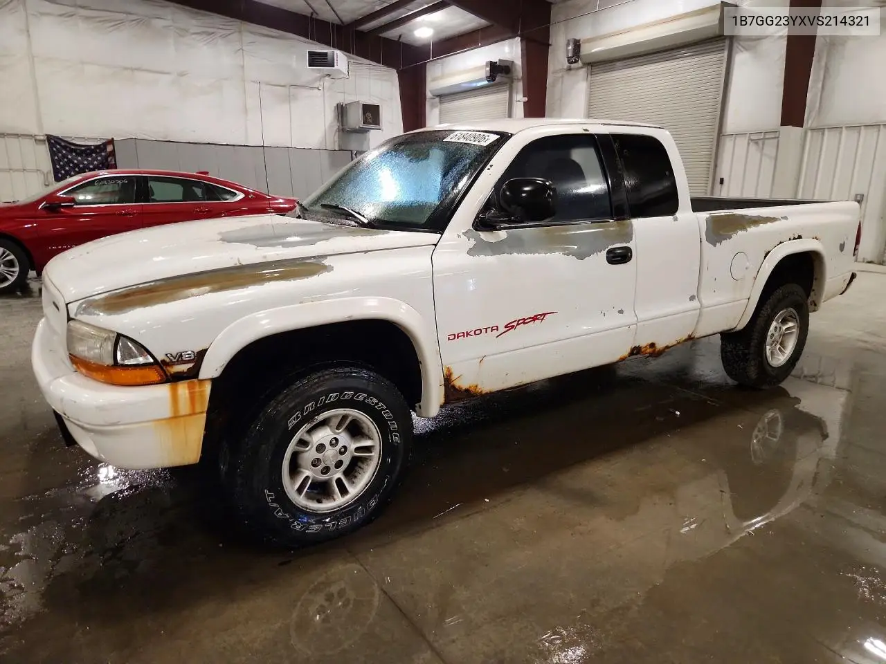 2008 Dodge Dakota VIN: 1B7GG23YXVS214321 Lot: 61840906