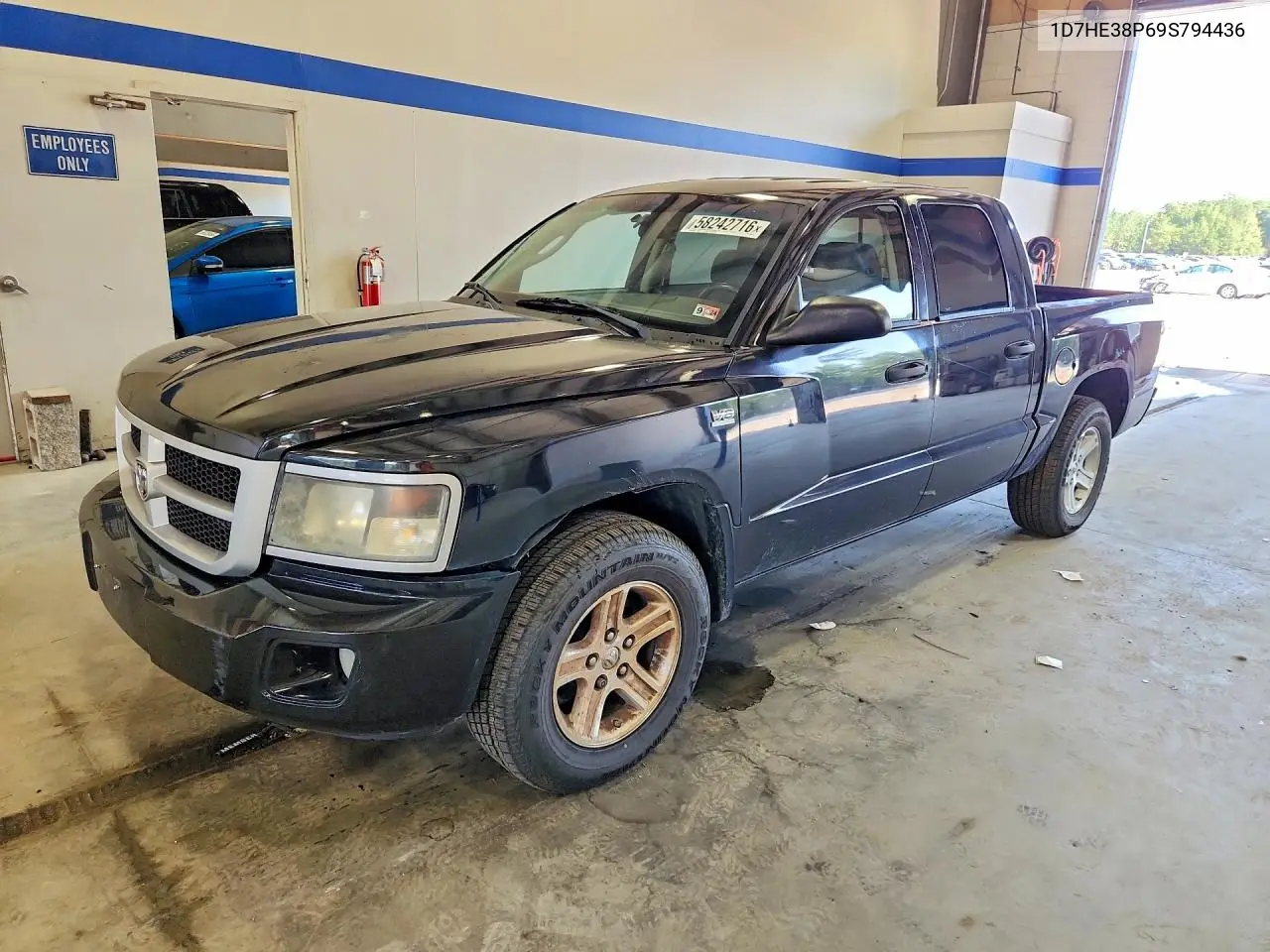 2009 Dodge Dakota Sxt VIN: 1D7HE38P69S794436 Lot: 58242716