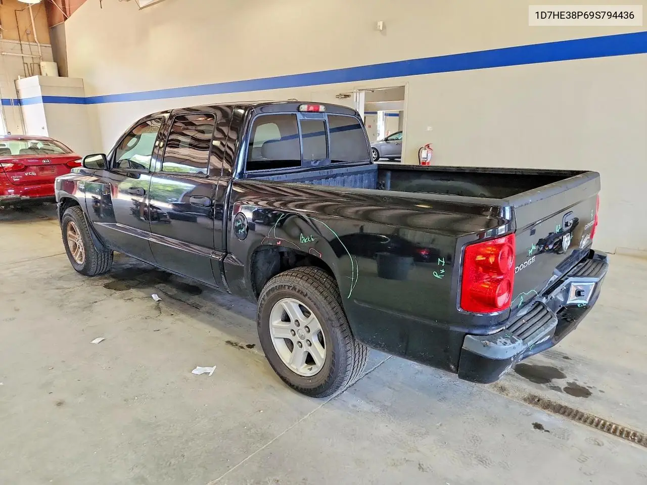 2009 Dodge Dakota Sxt VIN: 1D7HE38P69S794436 Lot: 58242716
