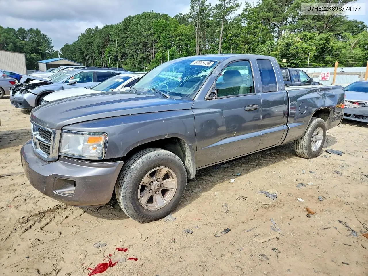 2009 Dodge Dakota St VIN: 1D7HE22K89S774177 Lot: 60318706