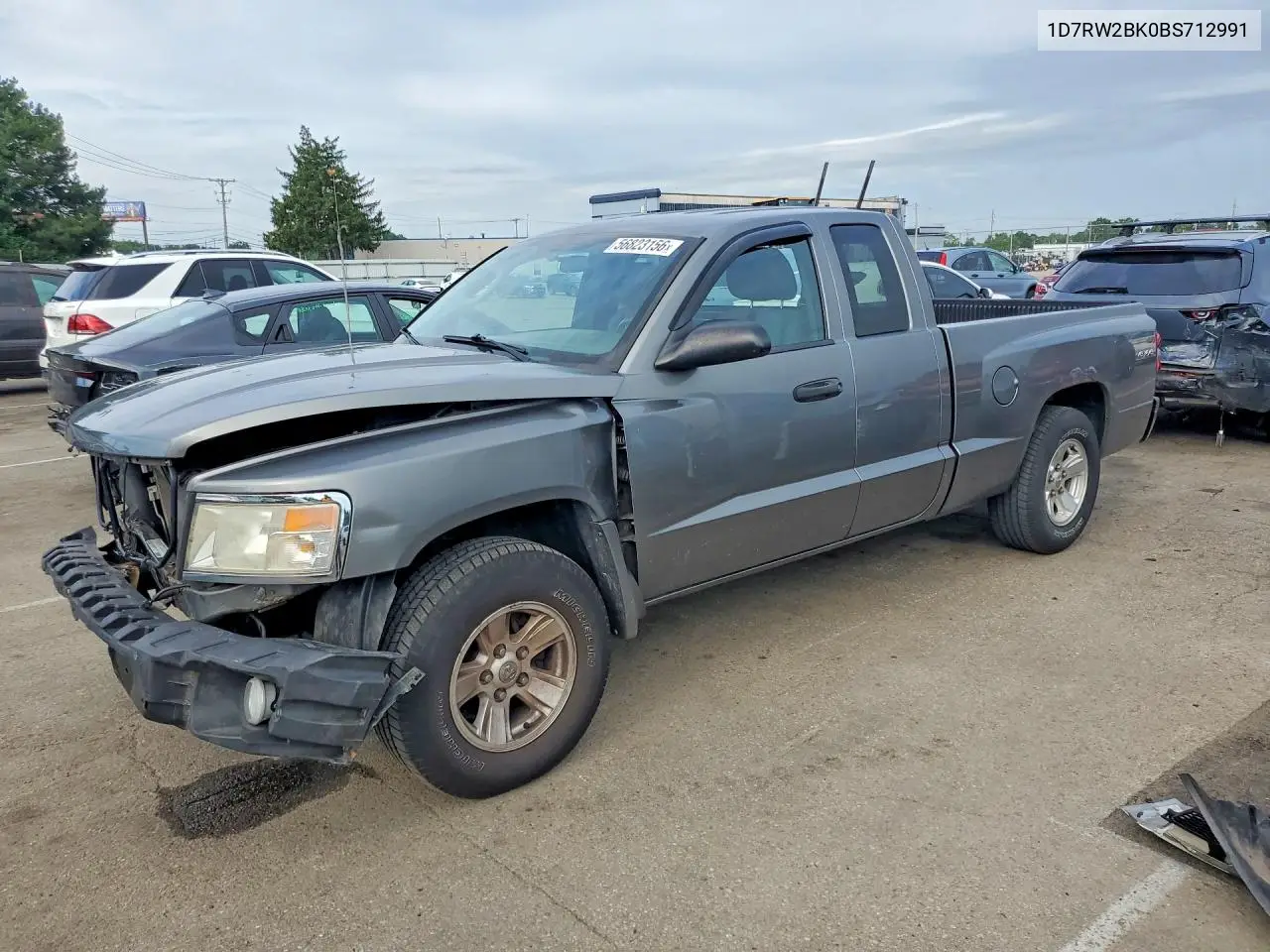 2011 Dodge Dakota St VIN: 1D7RW2BK0BS712991 Lot: 56823156