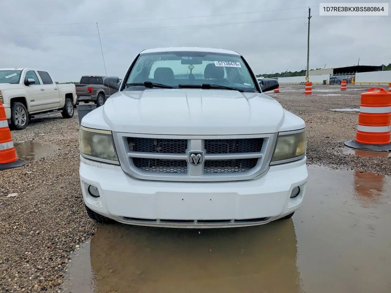 2011 Dodge Dakota Slt VIN: 1D7RE3BKXBS580864 Lot: 57138476