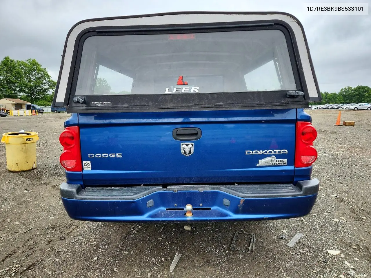 2011 Dodge Dakota Slt VIN: 1D7RE3BK9BS533101 Lot: 58527956