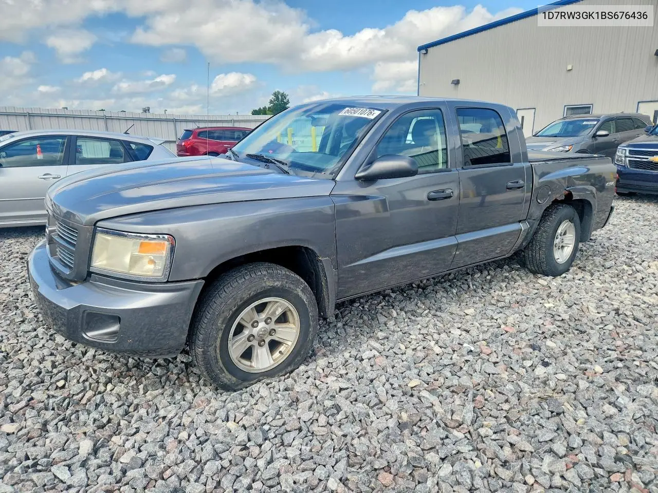 2011 Dodge Dakota Slt VIN: 1D7RW3GK1BS676436 Lot: 60501076