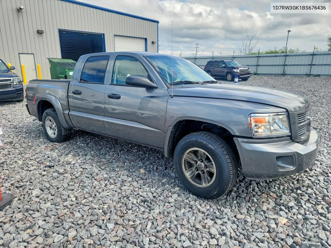 2011 Dodge Dakota Slt VIN: 1D7RW3GK1BS676436 Lot: 60501076