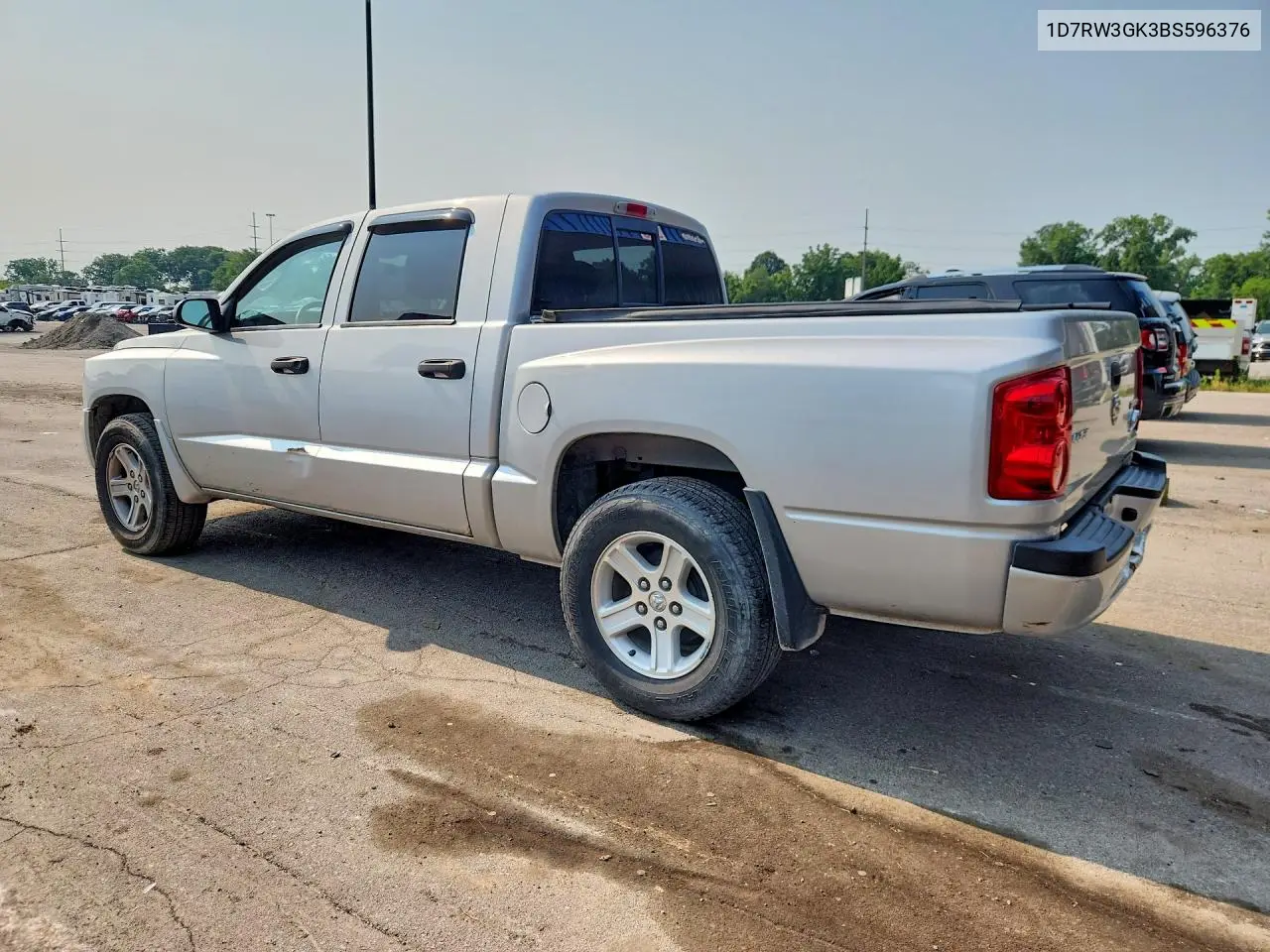 2011 Dodge Dakota Slt VIN: 1D7RW3GK3BS596376 Lot: 61119586
