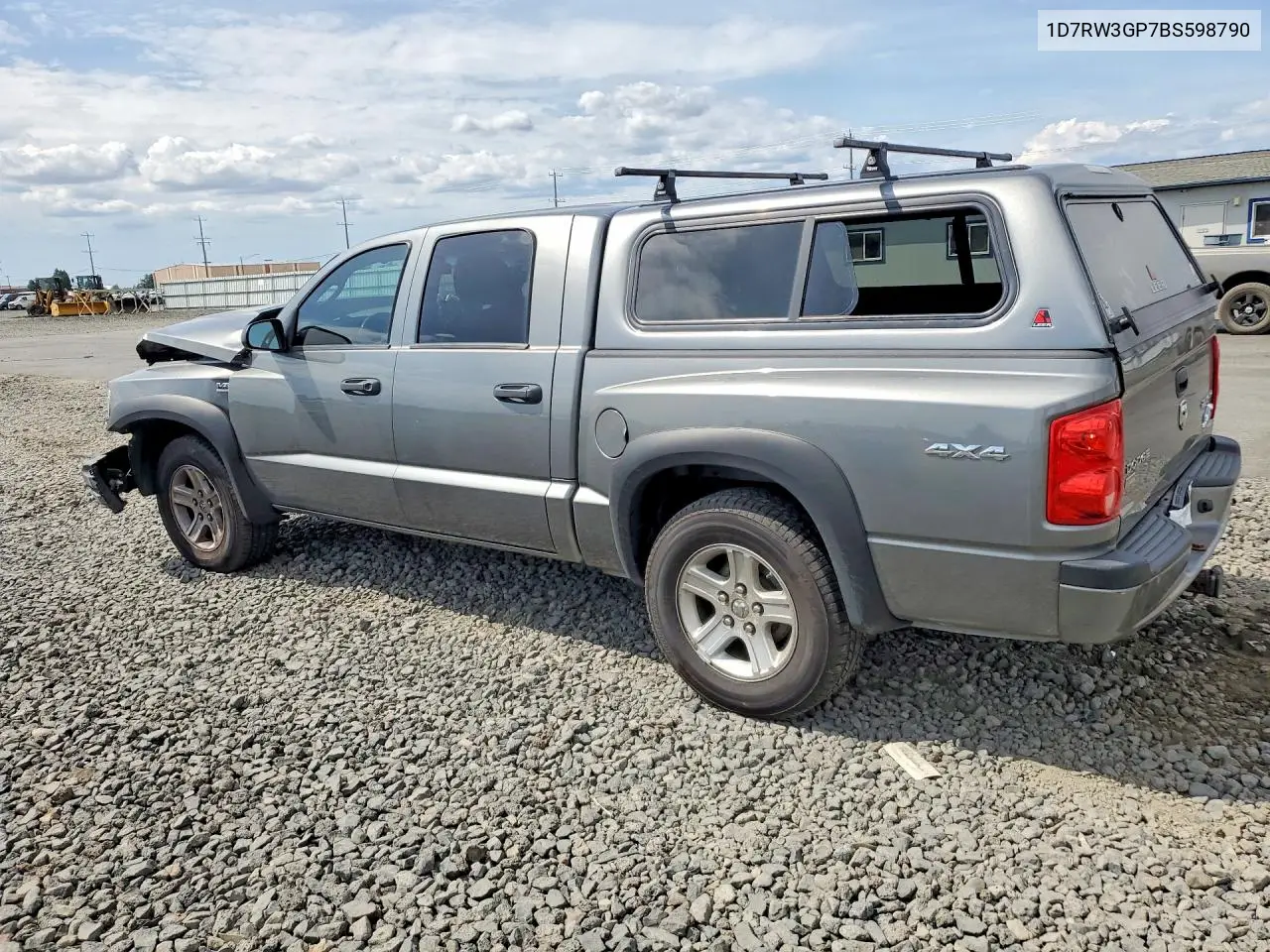 2011 Dodge Dakota Slt VIN: 1D7RW3GP7BS598790 Lot: 61244126