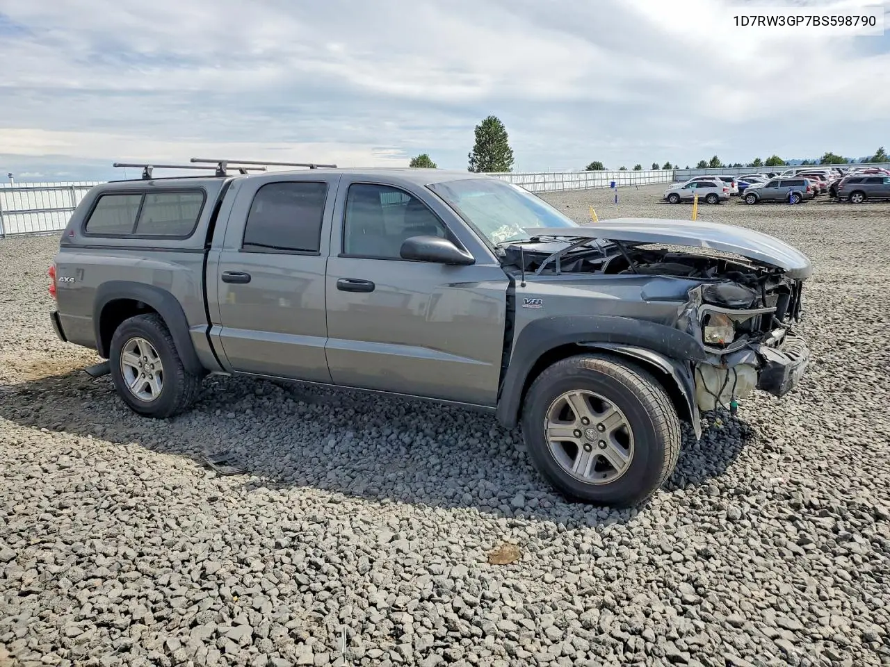 2011 Dodge Dakota Slt VIN: 1D7RW3GP7BS598790 Lot: 61244126