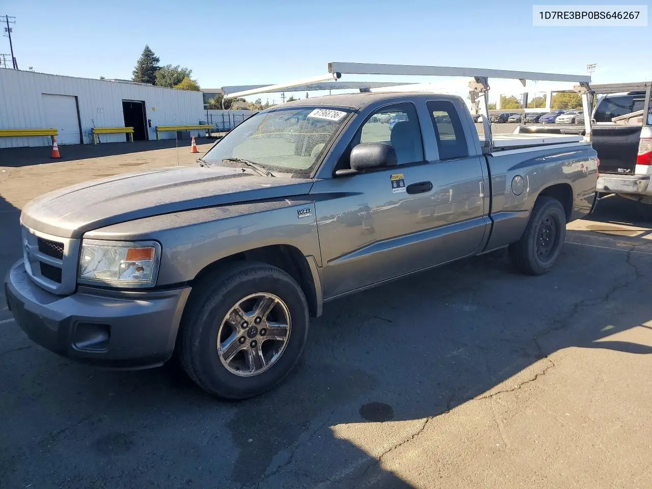 2011 Dodge Dakota Slt VIN: 1D7RE3BP0BS646267 Lot: 61968786