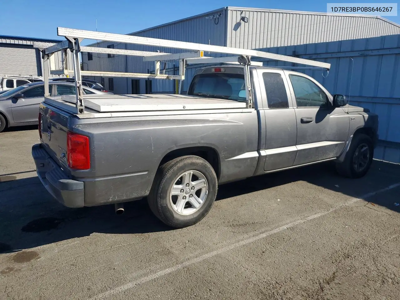 2011 Dodge Dakota Slt VIN: 1D7RE3BP0BS646267 Lot: 61968786