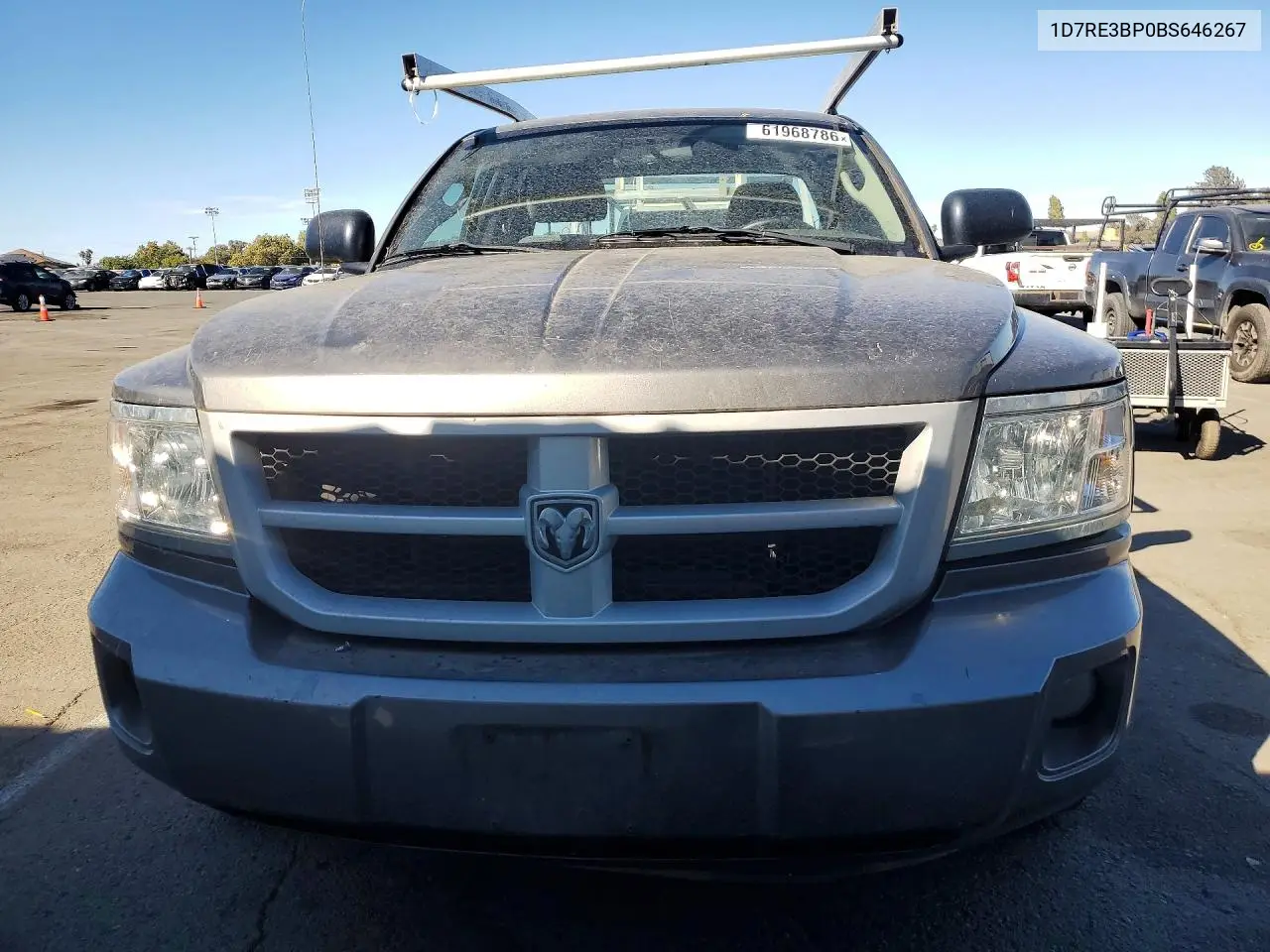 2011 Dodge Dakota Slt VIN: 1D7RE3BP0BS646267 Lot: 61968786