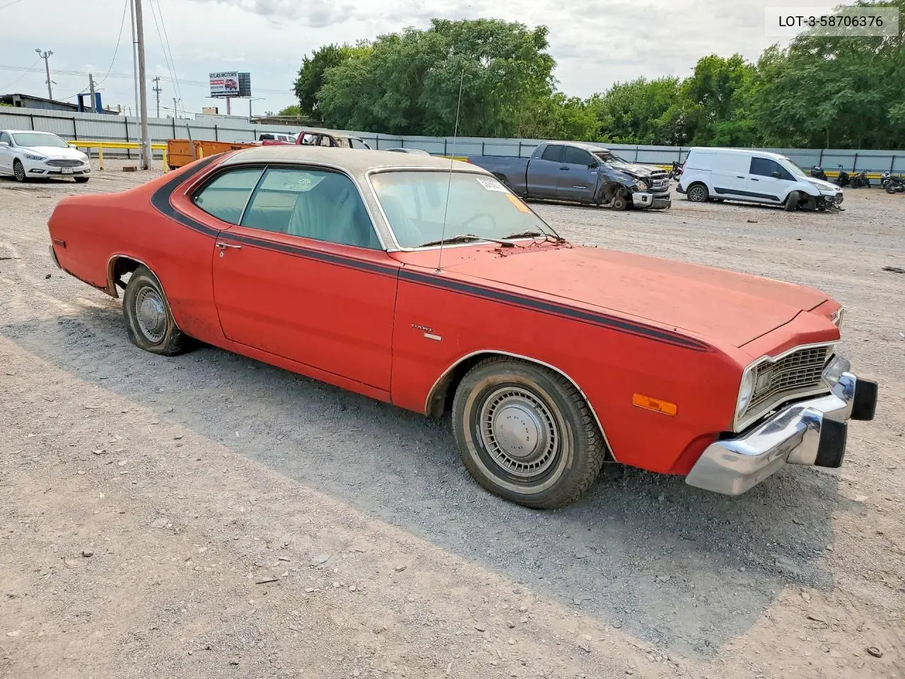1973 Dodge Dart VIN: LOT-3-58706376 Lot: 58706376