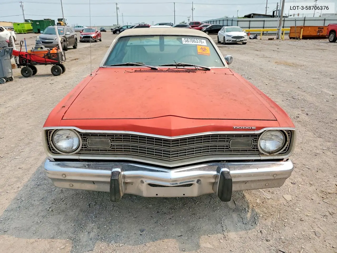 1973 Dodge Dart VIN: LOT-3-58706376 Lot: 58706376