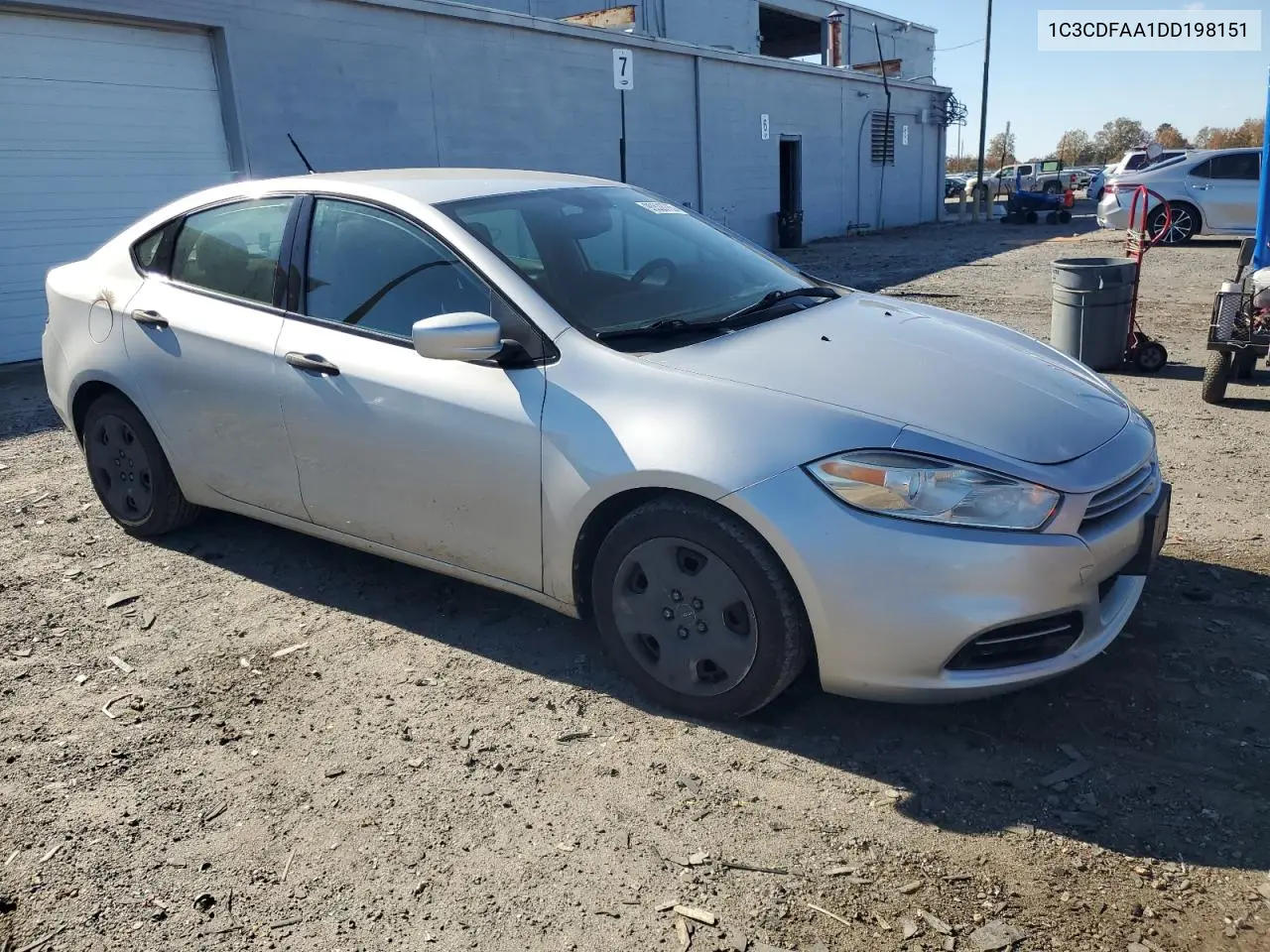 1C3CDFAA1DD198151 2013 Dodge Dart