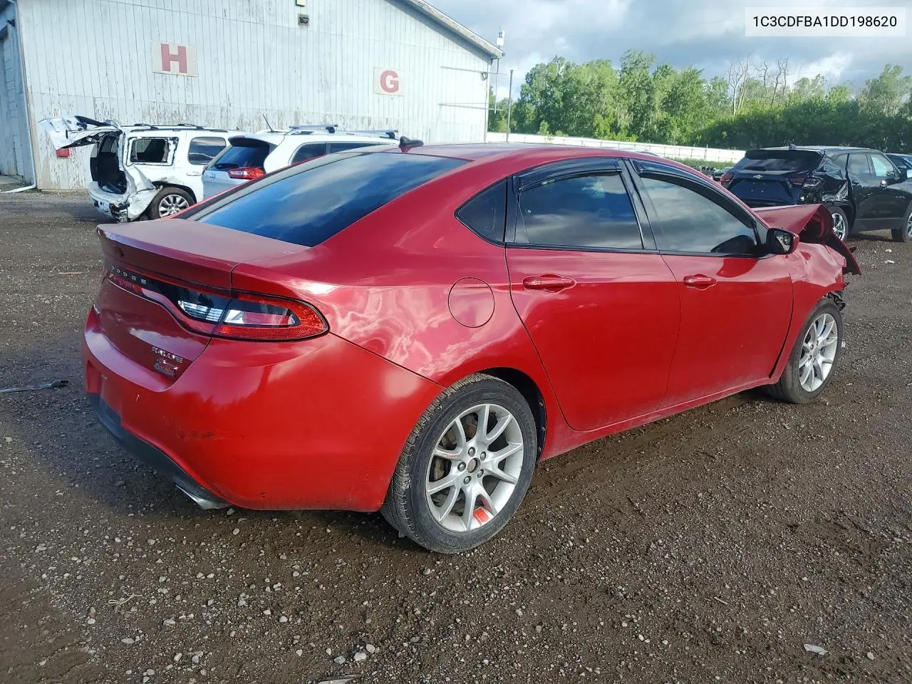 2013 Dodge Dart Sxt VIN: 1C3CDFBA1DD198620 Lot: 56808766